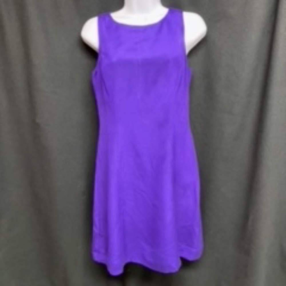 Silk Purple Summer Dress
